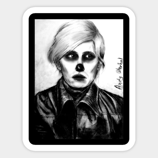 Andy Warhol Sticker by HanDraw